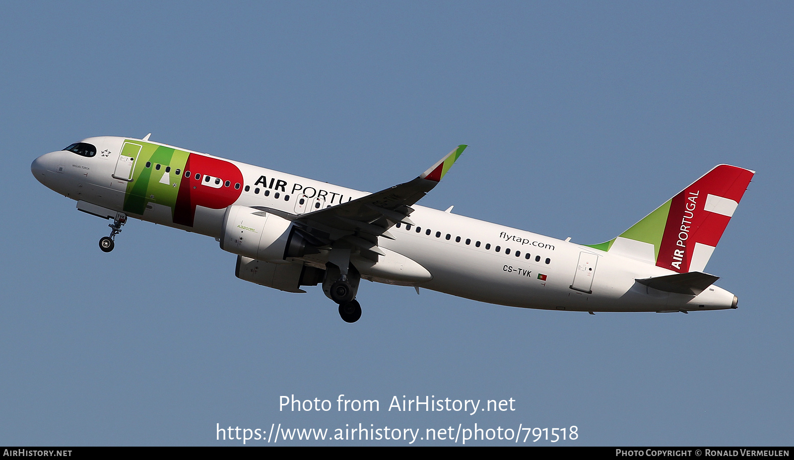 Aircraft Photo of CS-TVK | Airbus A320-251N | TAP Air Portugal | AirHistory.net #791518