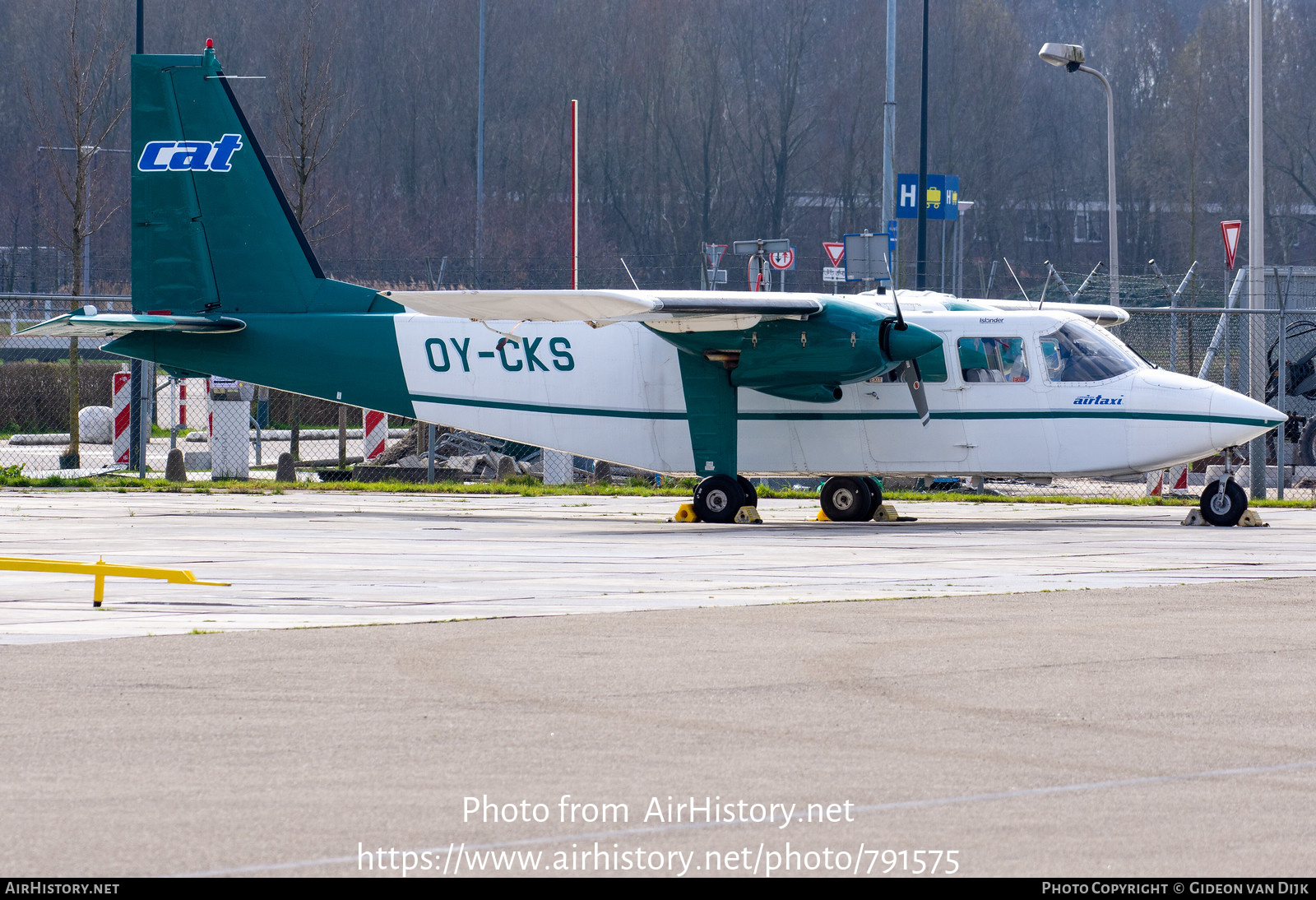 Aircraft Photo of OY-CKS | Britten-Norman BN-2A-21 Islander | CAT - Copenhagen AirTaxi | AirHistory.net #791575