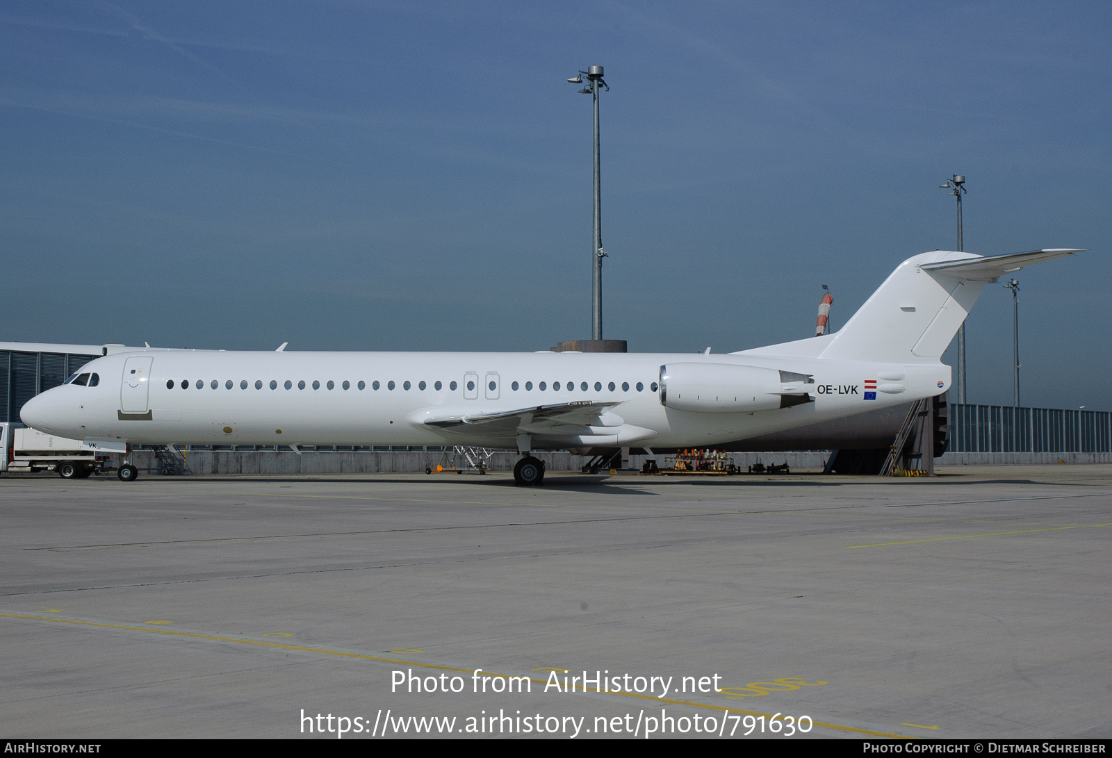 Aircraft Photo of OE-LVK | Fokker 100 (F28-0100) | Austrian Airlines | AirHistory.net #791630