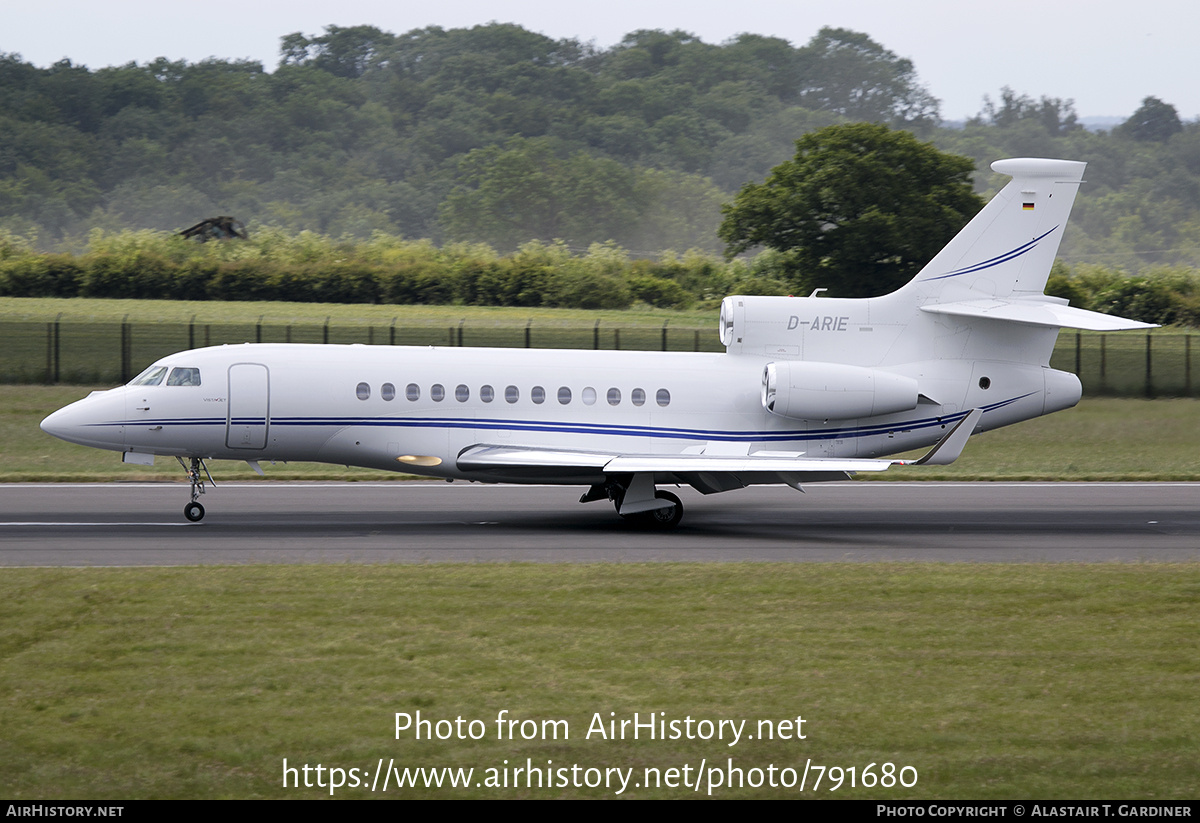 Aircraft Photo of D-ARIE | Dassault Falcon 7X | VistaJet | AirHistory.net #791680