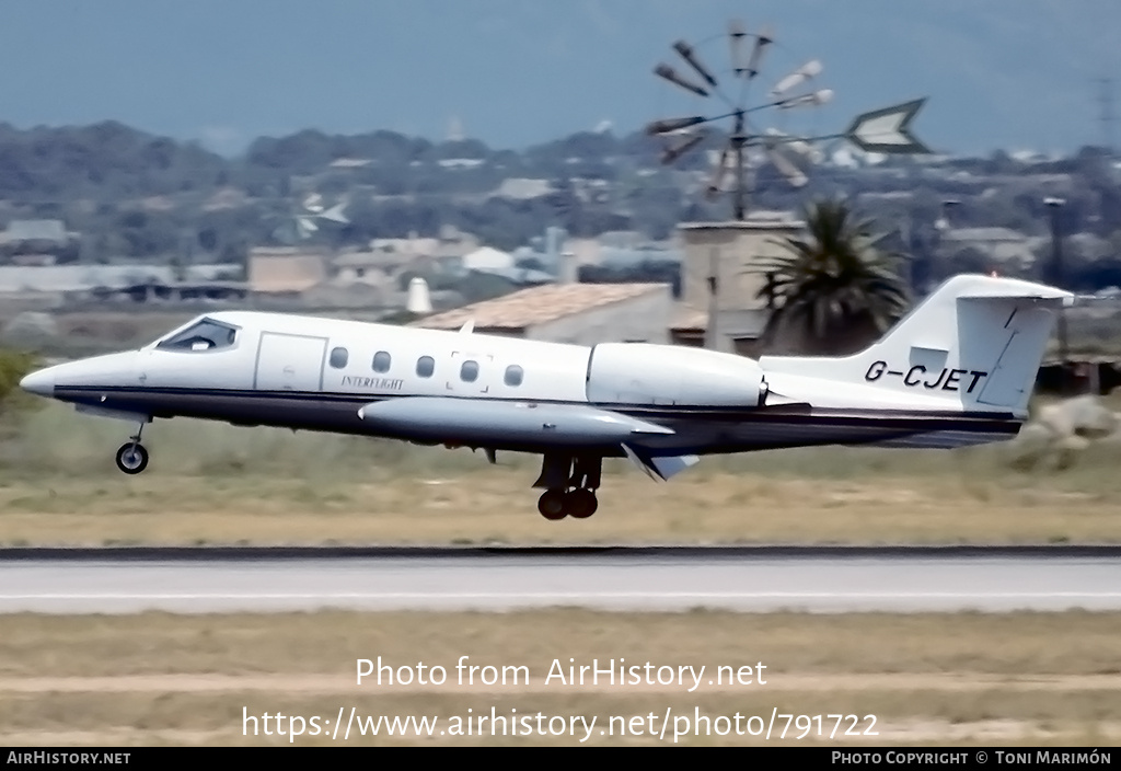 Aircraft Photo of G-CJET | Gates Learjet 35A | Interflight | AirHistory.net #791722