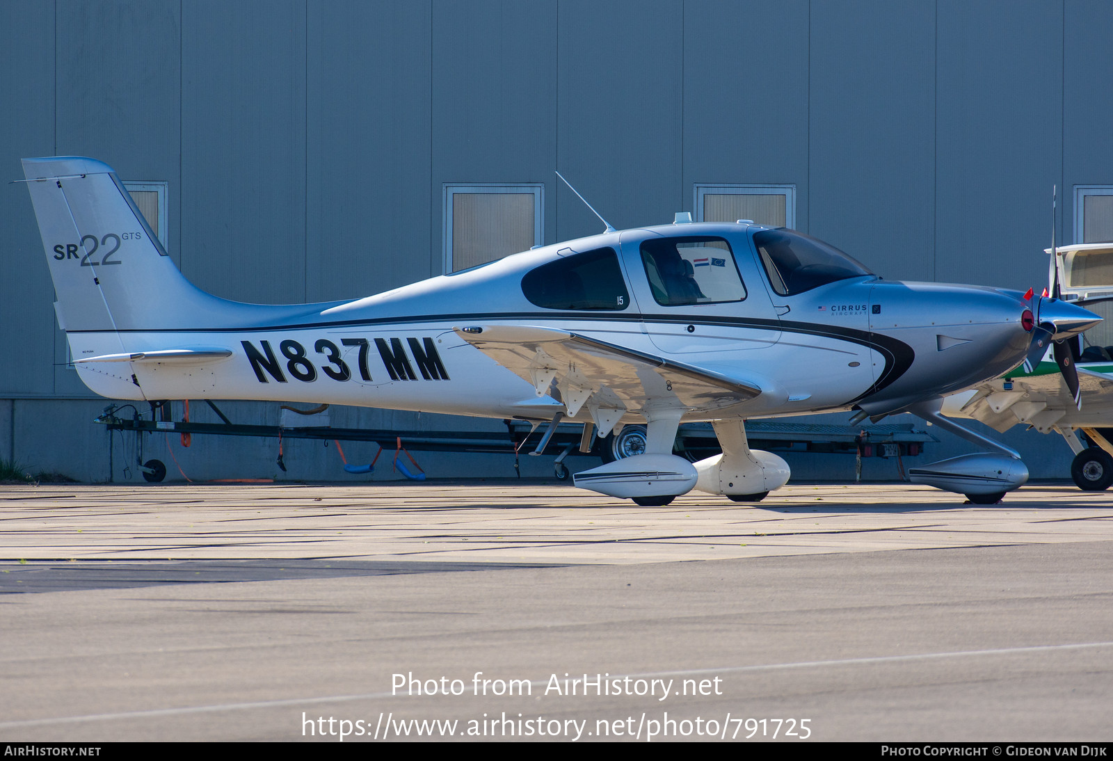 Aircraft Photo of N837MM | Cirrus SR-22 G5-GTS | AirHistory.net #791725