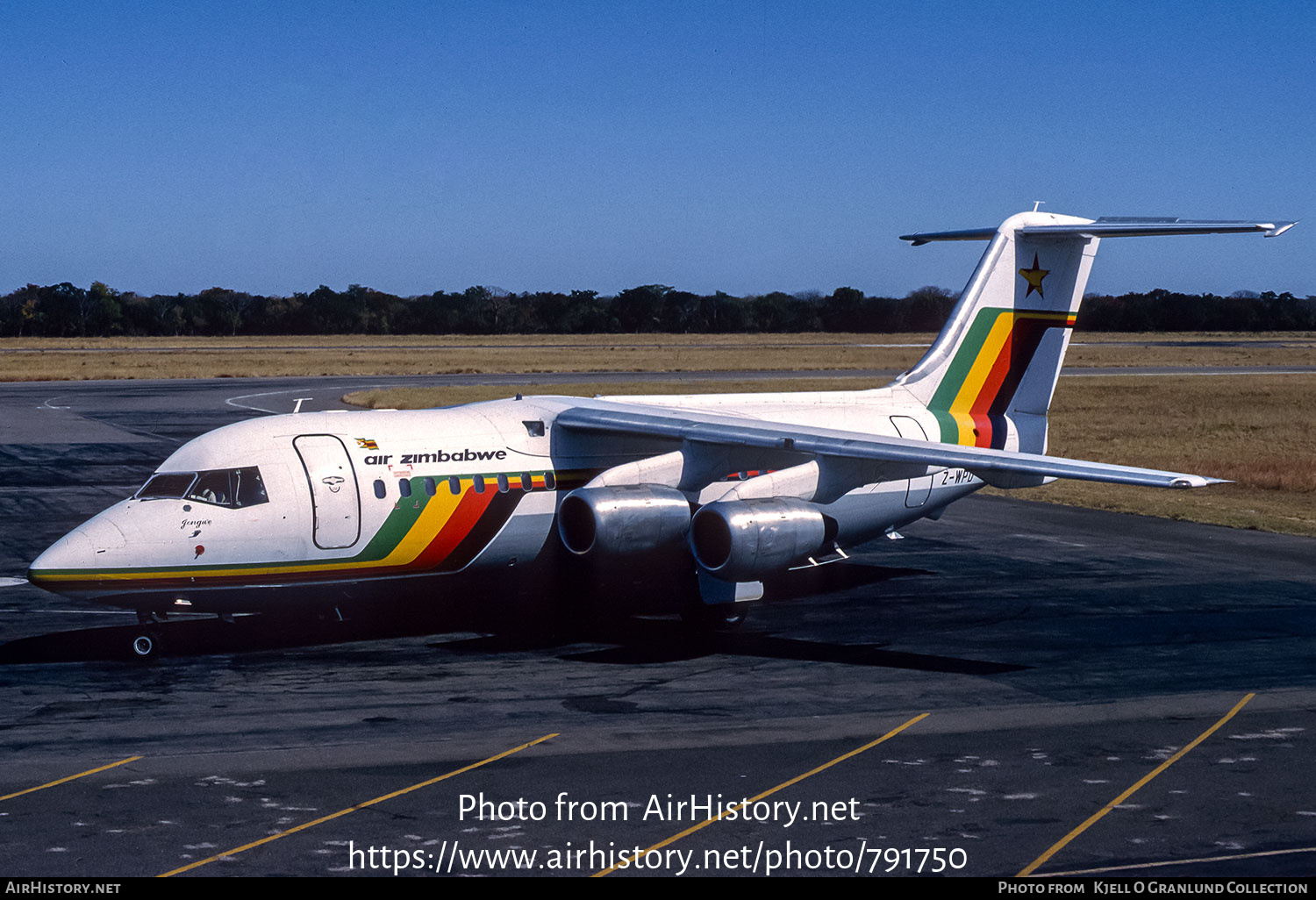 Aircraft Photo of Z-WPD | British Aerospace BAe-146-200 | Air Zimbabwe | AirHistory.net #791750