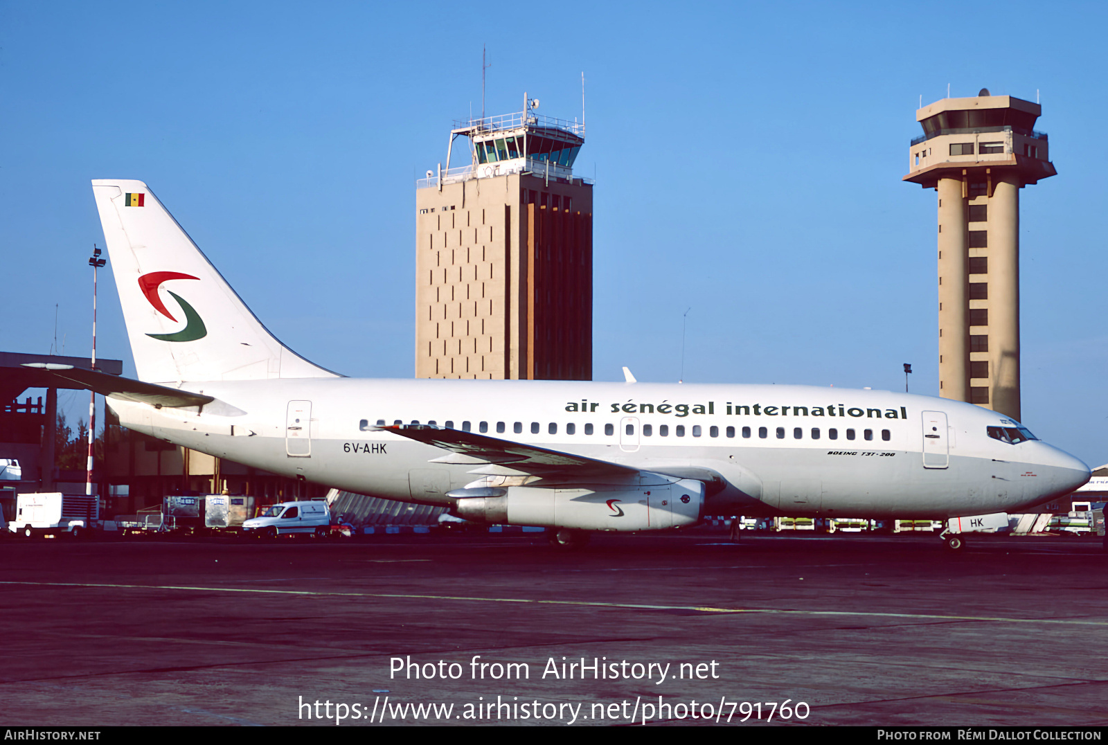 Aircraft Photo of 6V-AHK | Boeing 737-2B6/Adv | Air Senegal International | AirHistory.net #791760