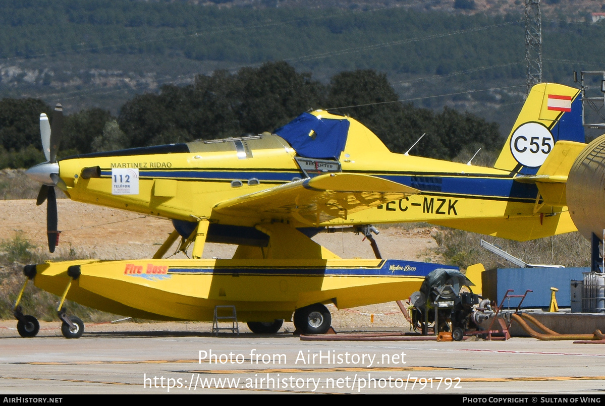 Aircraft Photo of EC-MZK | Air Tractor AT-802F Fire Boss (AT-802A) | Martínez Ridao Aviación | AirHistory.net #791792