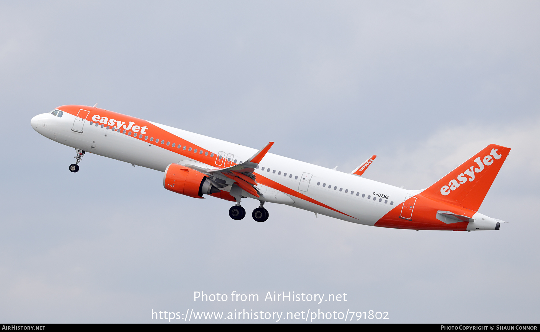 Aircraft Photo of G-UZME | Airbus A321-251NX | EasyJet | AirHistory.net #791802