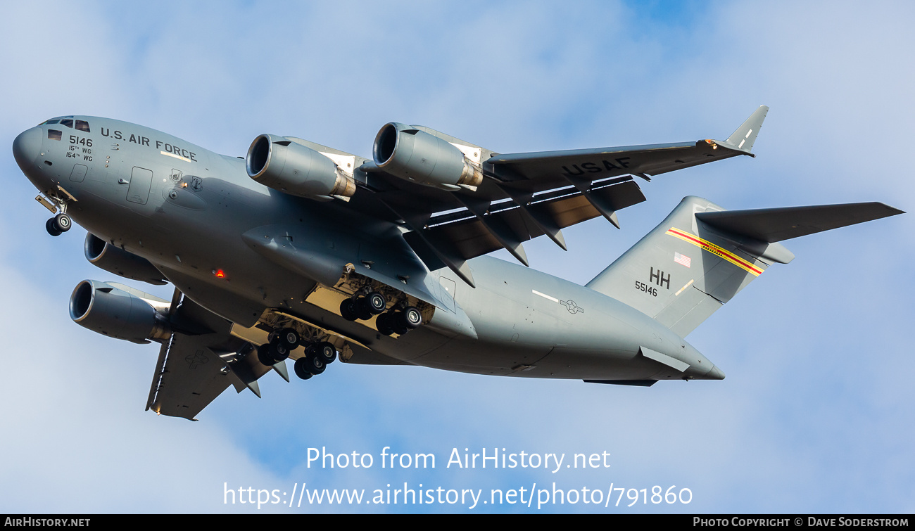 Aircraft Photo of 05-5146 / 55146 | Boeing C-17A Globemaster III | USA - Air Force | AirHistory.net #791860