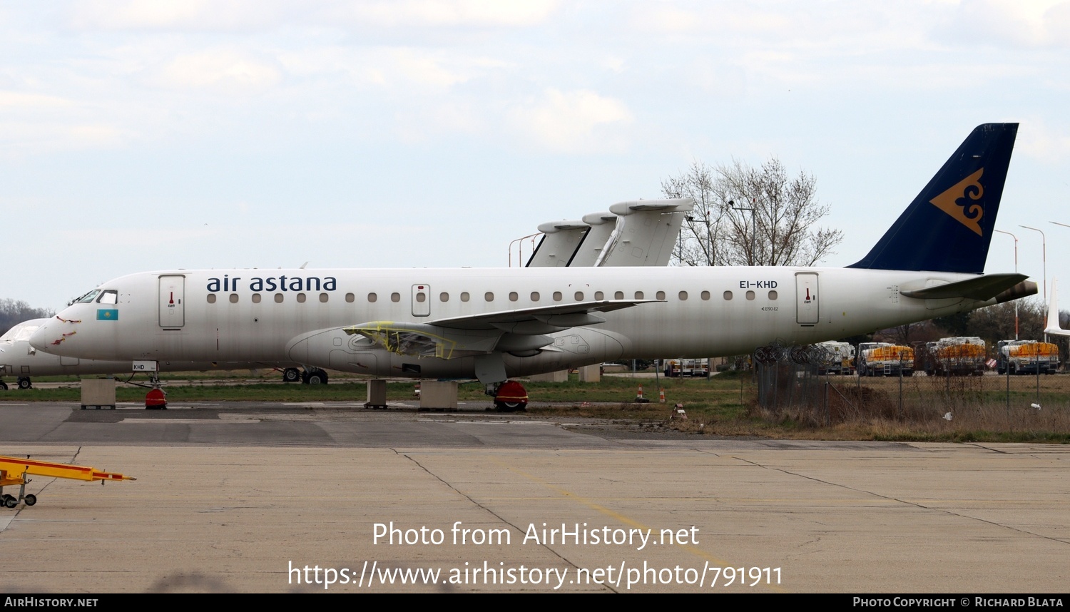 Aircraft Photo of EI-KHD | Embraer 190-E2 (ERJ-190-300) | Air Astana | AirHistory.net #791911