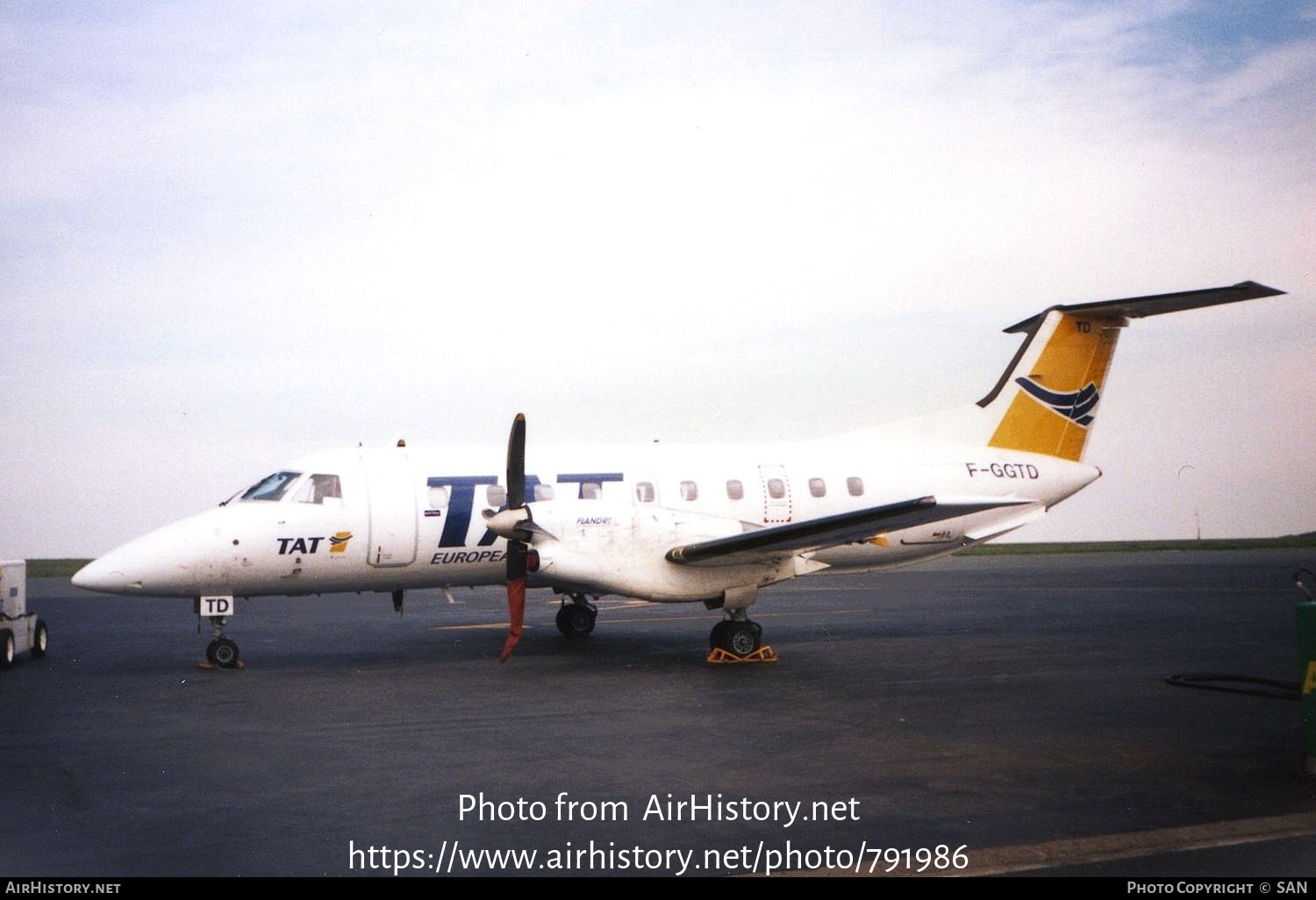 Aircraft Photo of F-GGTD | Embraer EMB-120RT Brasilia | TAT European Airlines | AirHistory.net #791986