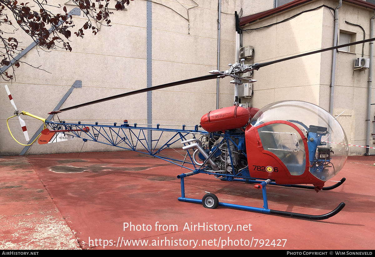 Aircraft Photo of HE.7A-51 | Agusta AB-47G-3B | Spain - Air Force | AirHistory.net #792427