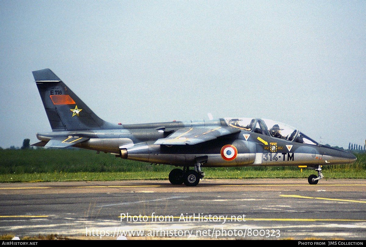 Aircraft Photo of E118 | Dassault-Dornier Alpha Jet E | France - Air Force | AirHistory.net #800323