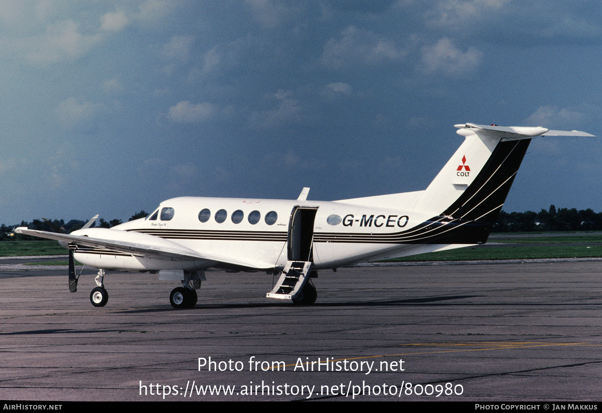 Aircraft Photo of G-MCEO | Beech 200 Super King Air | Colt Car Company | AirHistory.net #800980