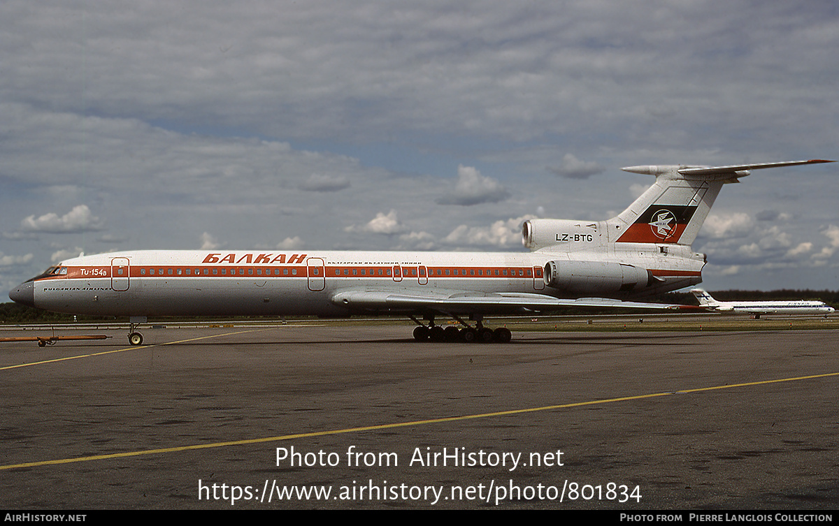 Aircraft Photo of LZ-BTG | Tupolev Tu-154B | Balkan - Bulgarian Airlines | AirHistory.net #801834