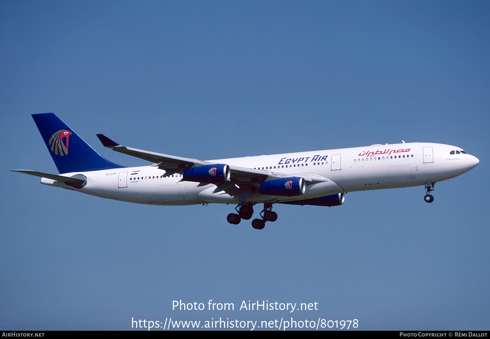 Aircraft Photo of SU-GBN | Airbus A340-212 | EgyptAir | AirHistory.net #801978