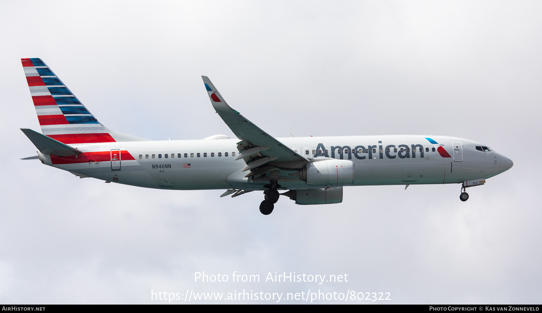 Aircraft Photo of N946NN | Boeing 737-823 | American Airlines | AirHistory.net #802322